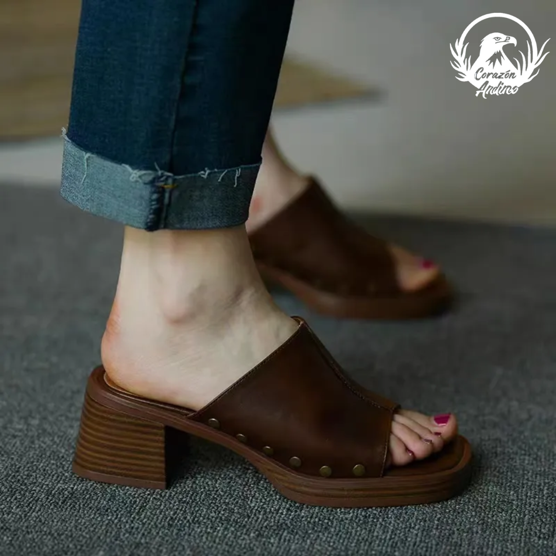 SANDALIAS DE CUERO RENATA™ | EDICIÓN LIMITADA PREMIUM