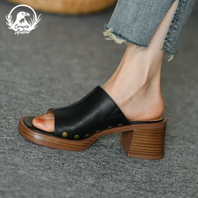 SANDALIAS DE CUERO RENATA™ | EDICIÓN LIMITADA PREMIUM